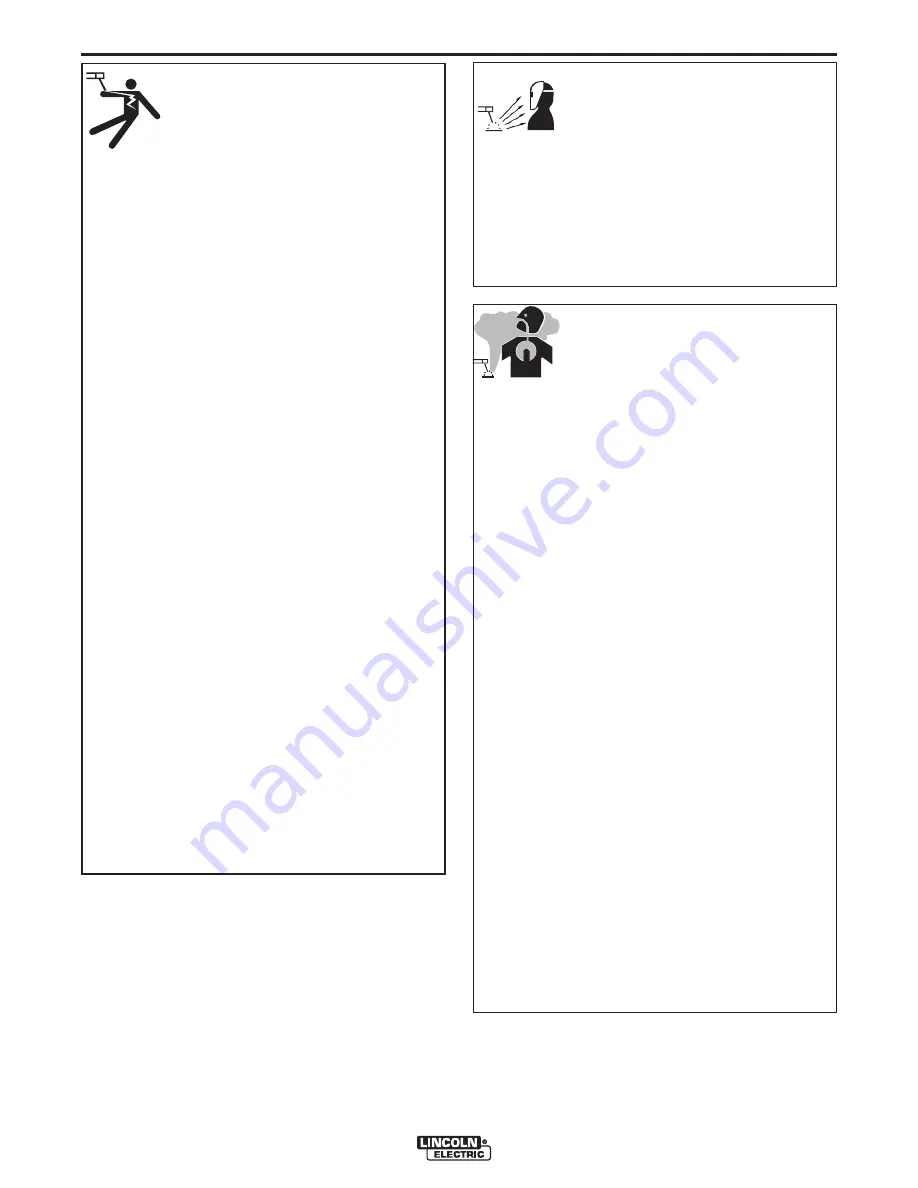 Lincoln Electric INNERSHIELD PRO K126-10 Operator'S Manual Download Page 3