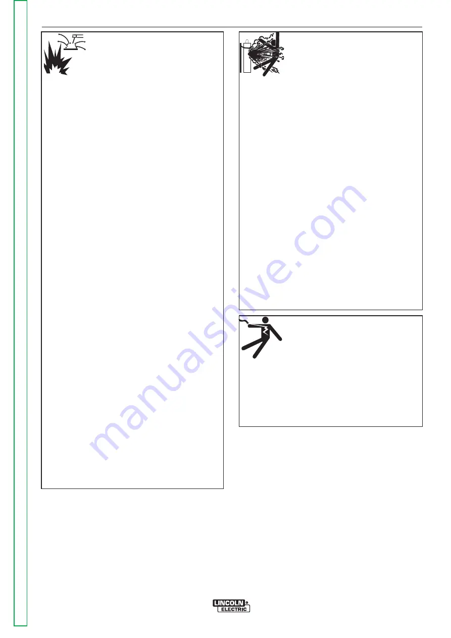 Lincoln Electric Invertec V155-S Service Manual Download Page 4