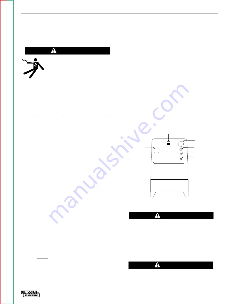 Lincoln Electric INVERTEC V300-I Service Manual Download Page 9