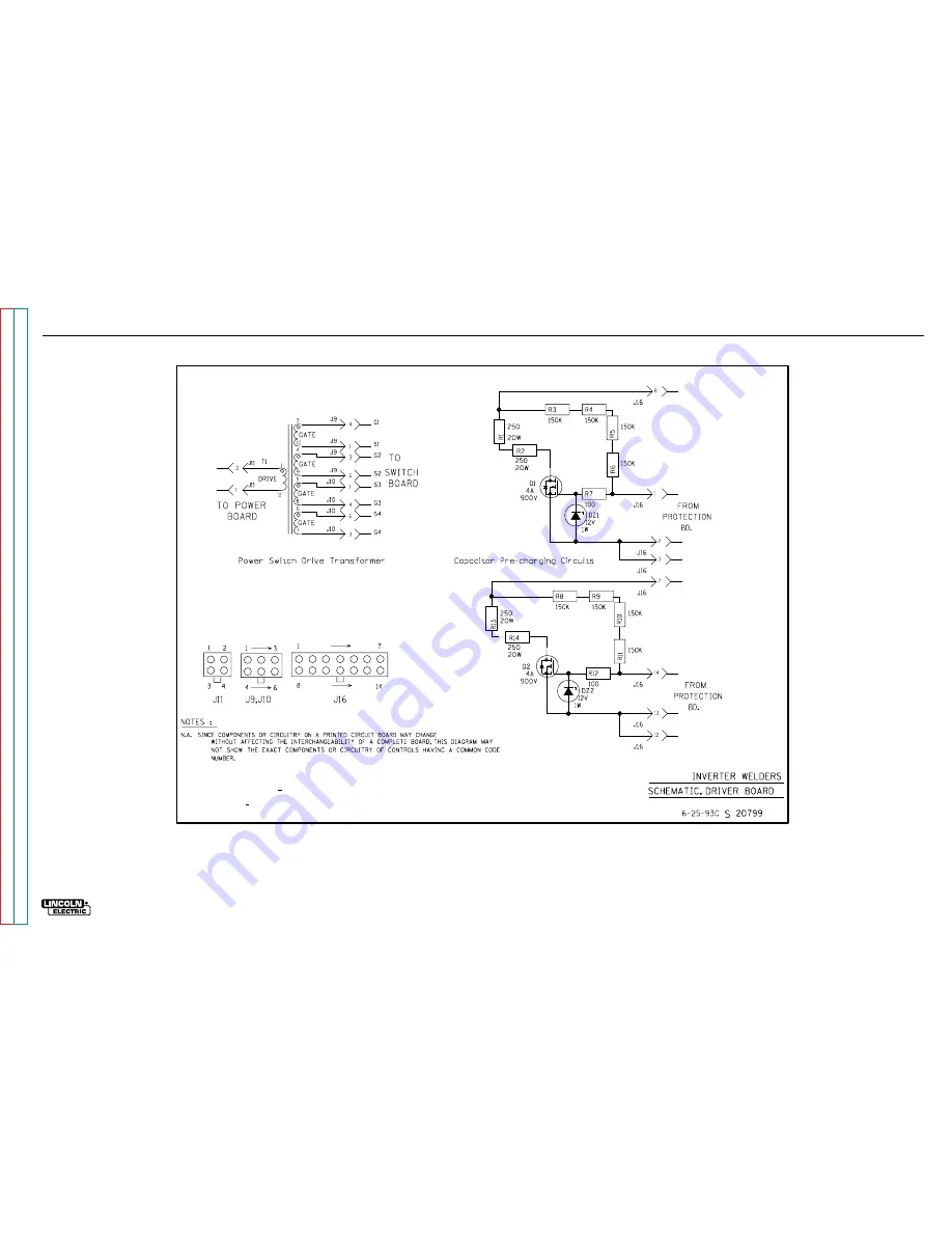 Lincoln Electric INVERTEC V300-I Service Manual Download Page 126