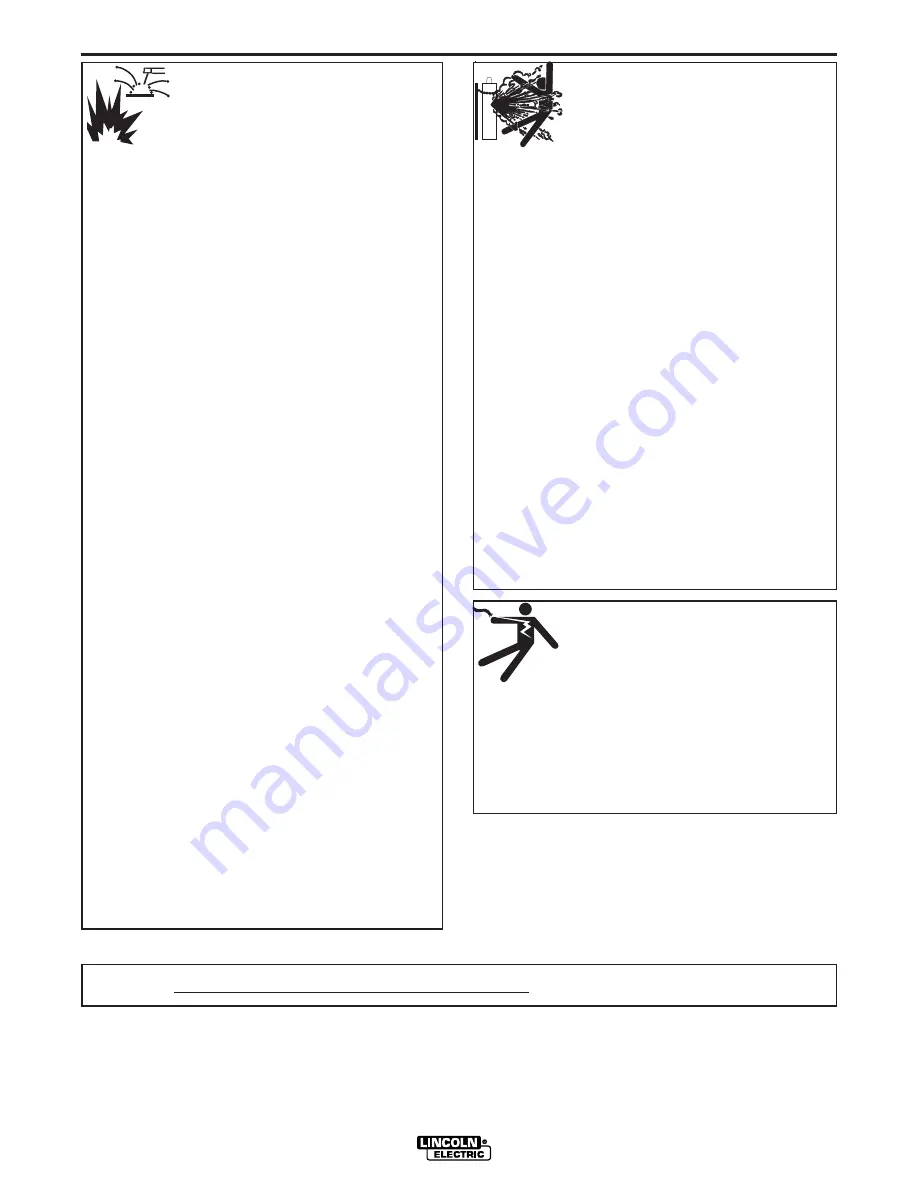 Lincoln Electric MAGNUM &MAGNUM PROCURVE 200 K2950 Operator'S Manual Download Page 4