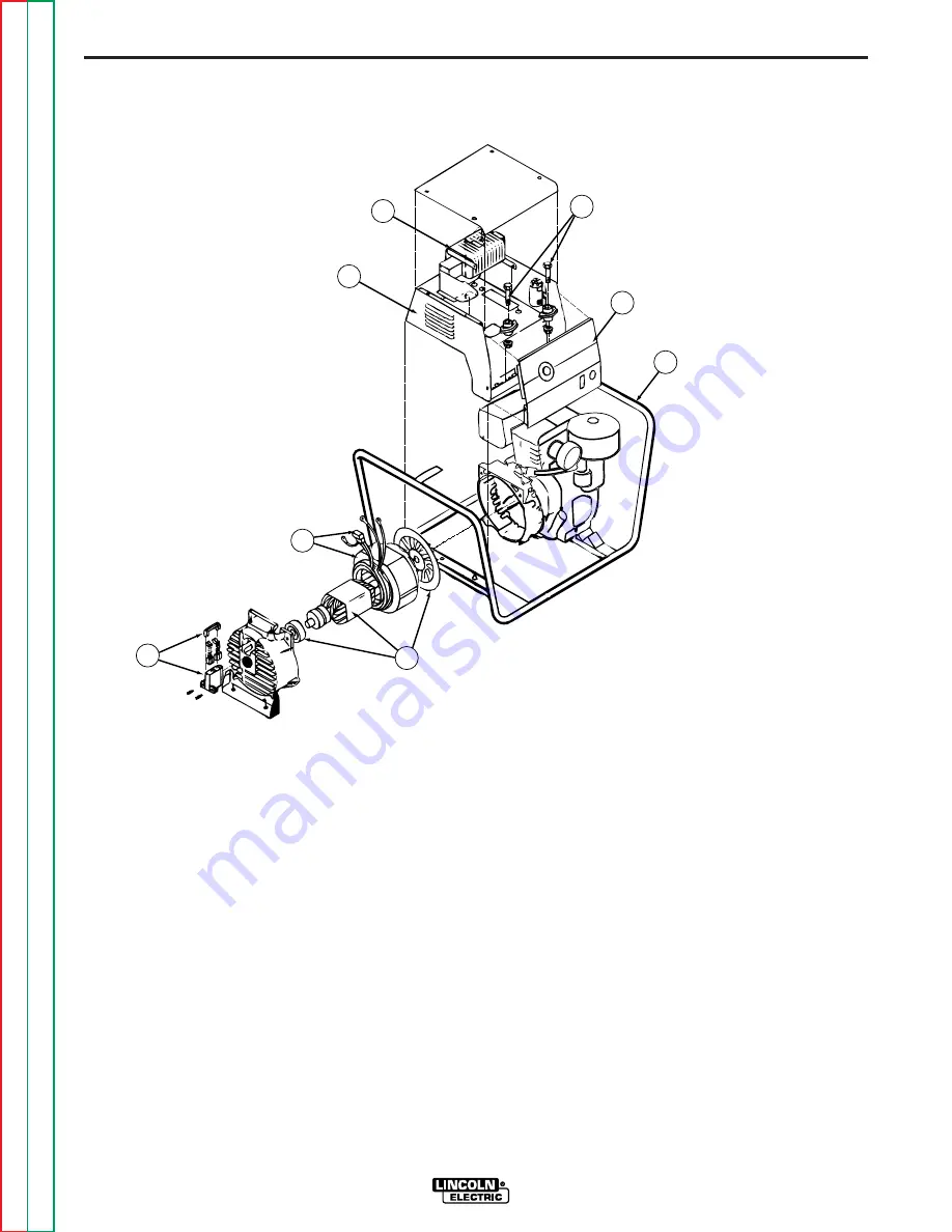 Lincoln Electric POWER-ARC 4000 Service Manual Download Page 44