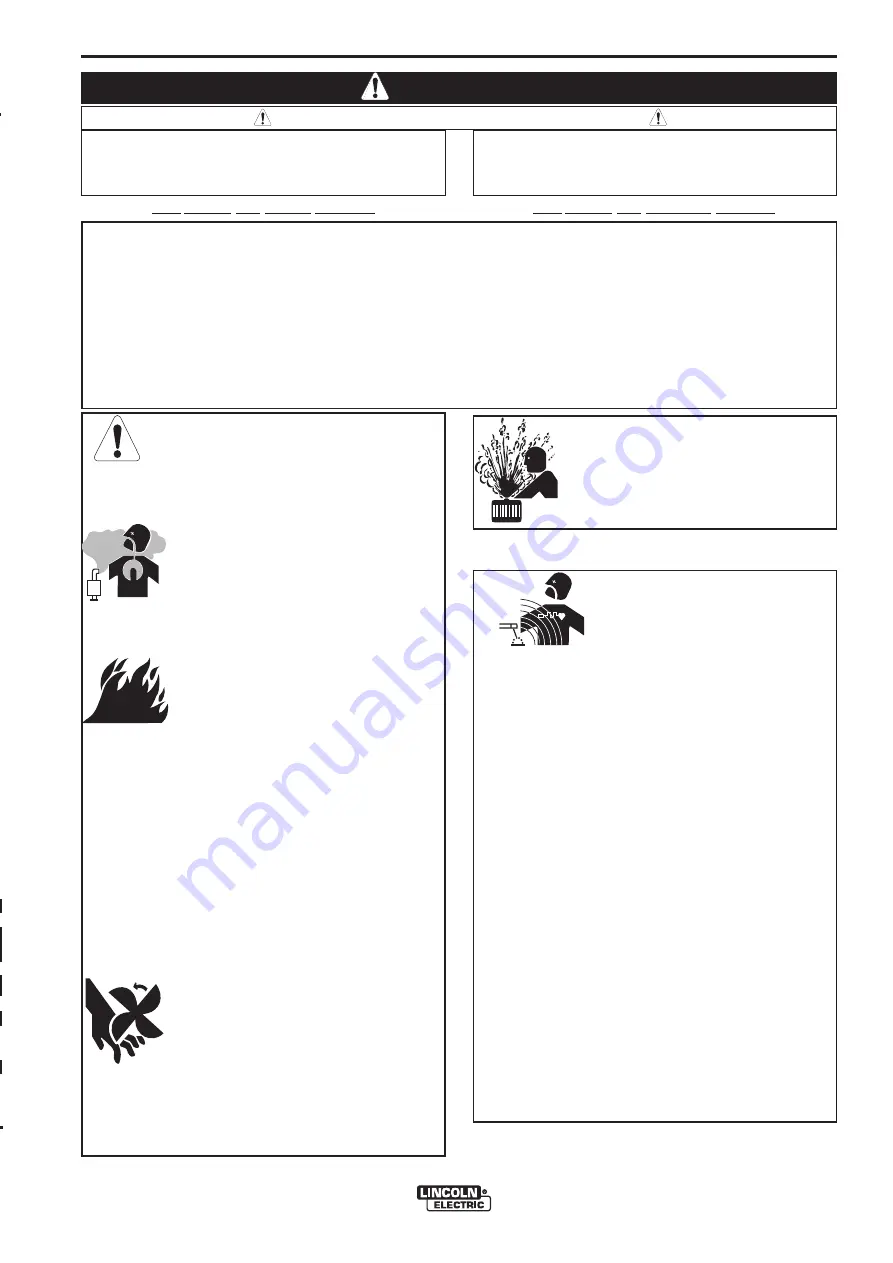 Lincoln Electric POWER FEED 10M Operator'S Manual Download Page 2