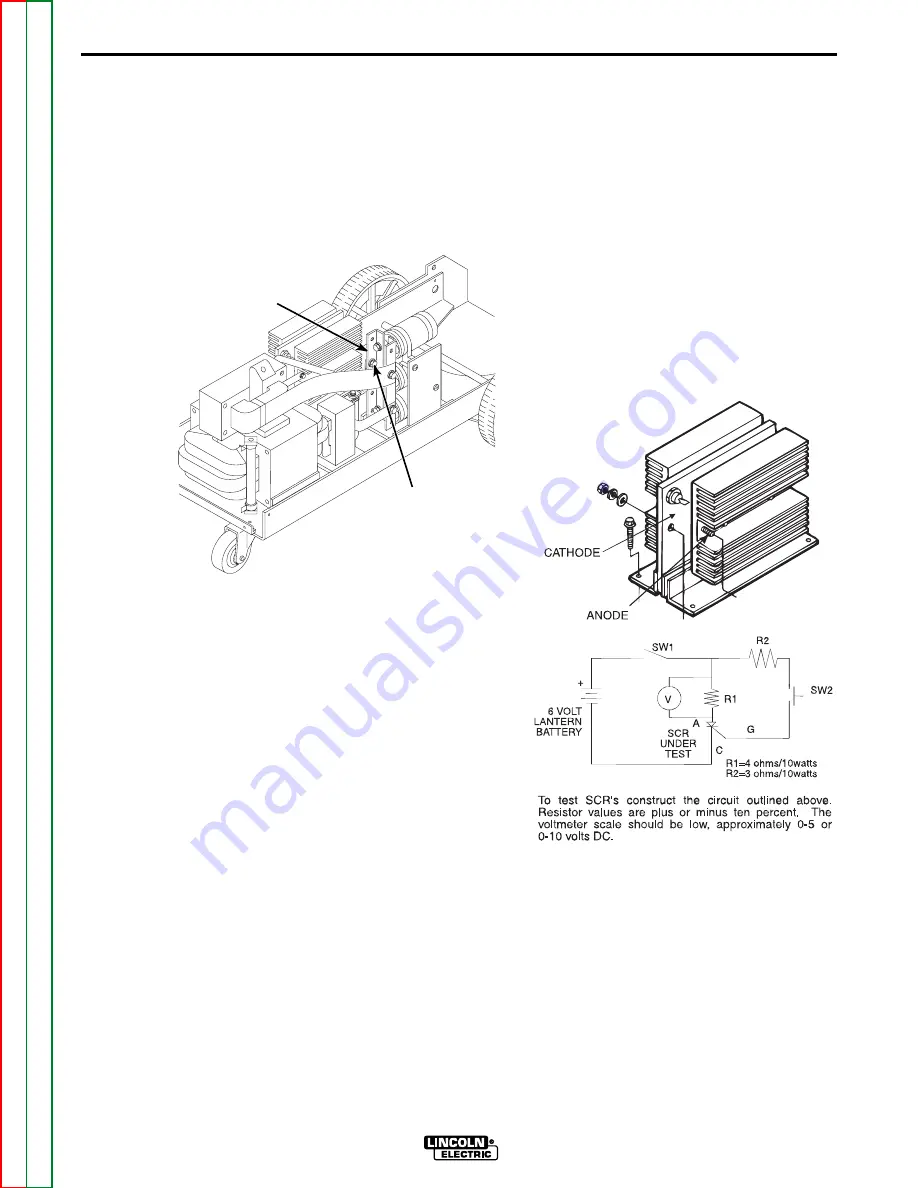 Lincoln Electric POWER MIG 255 Service Manual Download Page 63