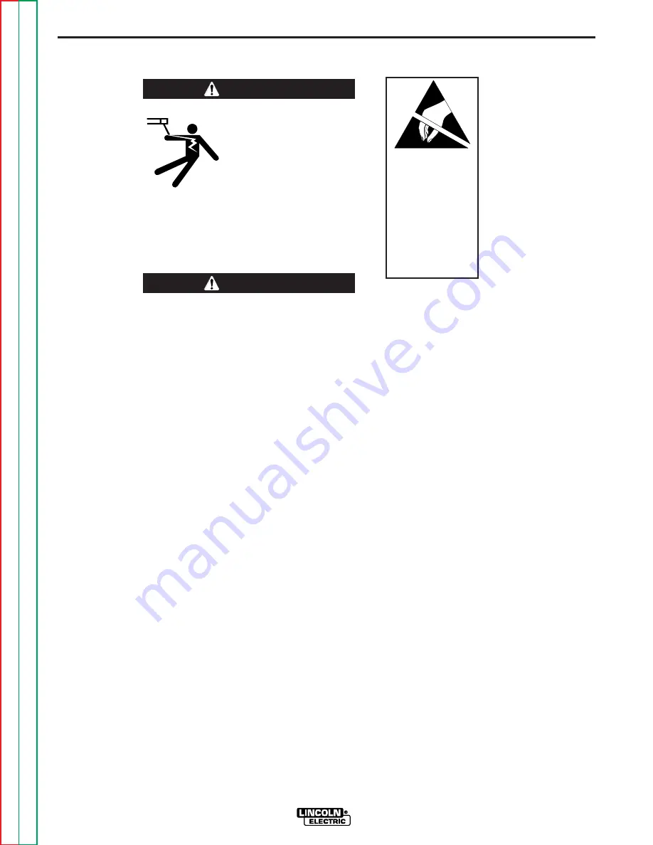 Lincoln Electric POWER WAVE 455 Service Manual Download Page 67