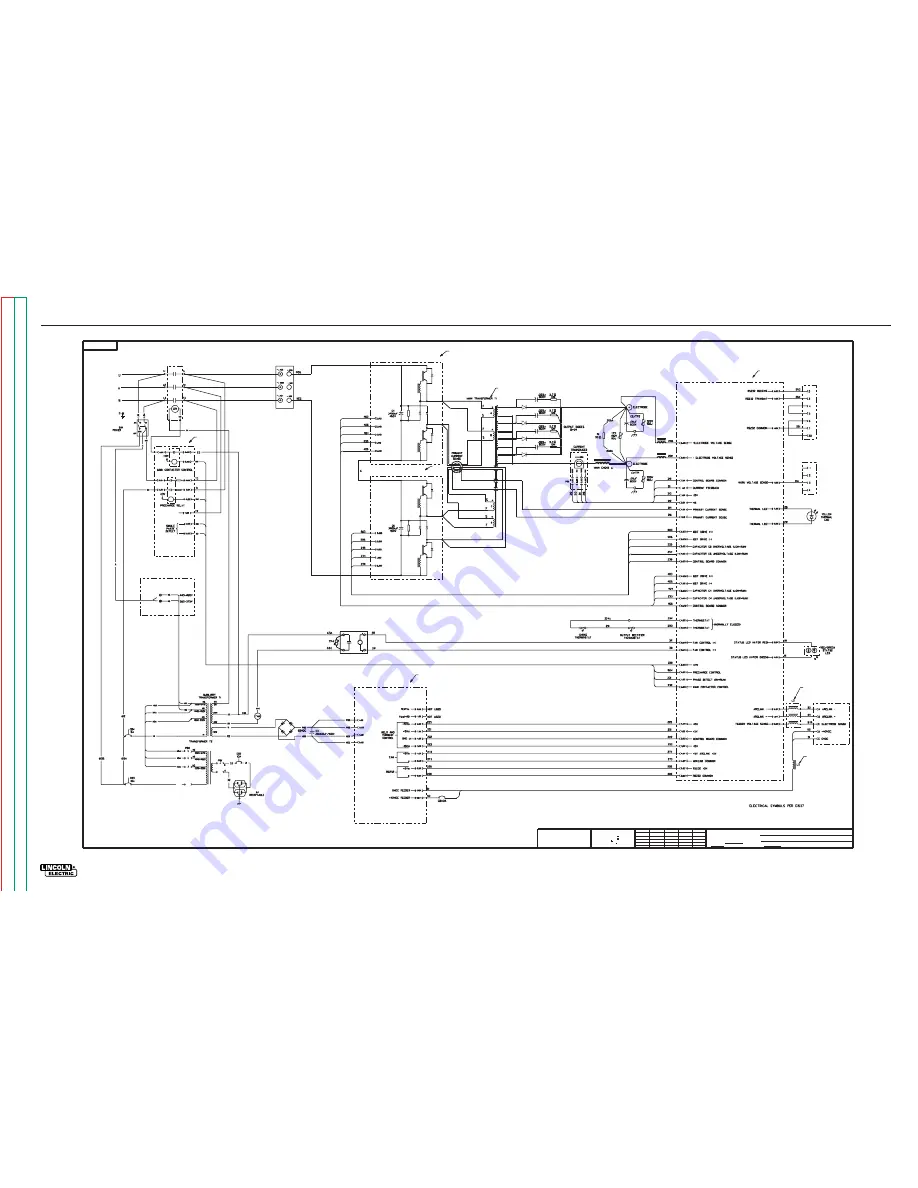 Lincoln Electric POWER WAVE 455 Service Manual Download Page 170