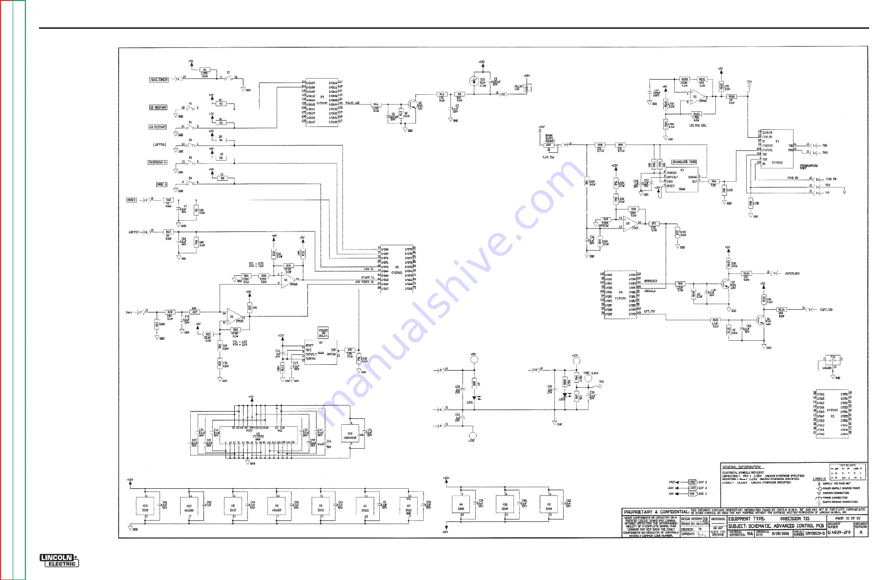 Lincoln Electric Precision TIG 375 Service Manual Download Page 137