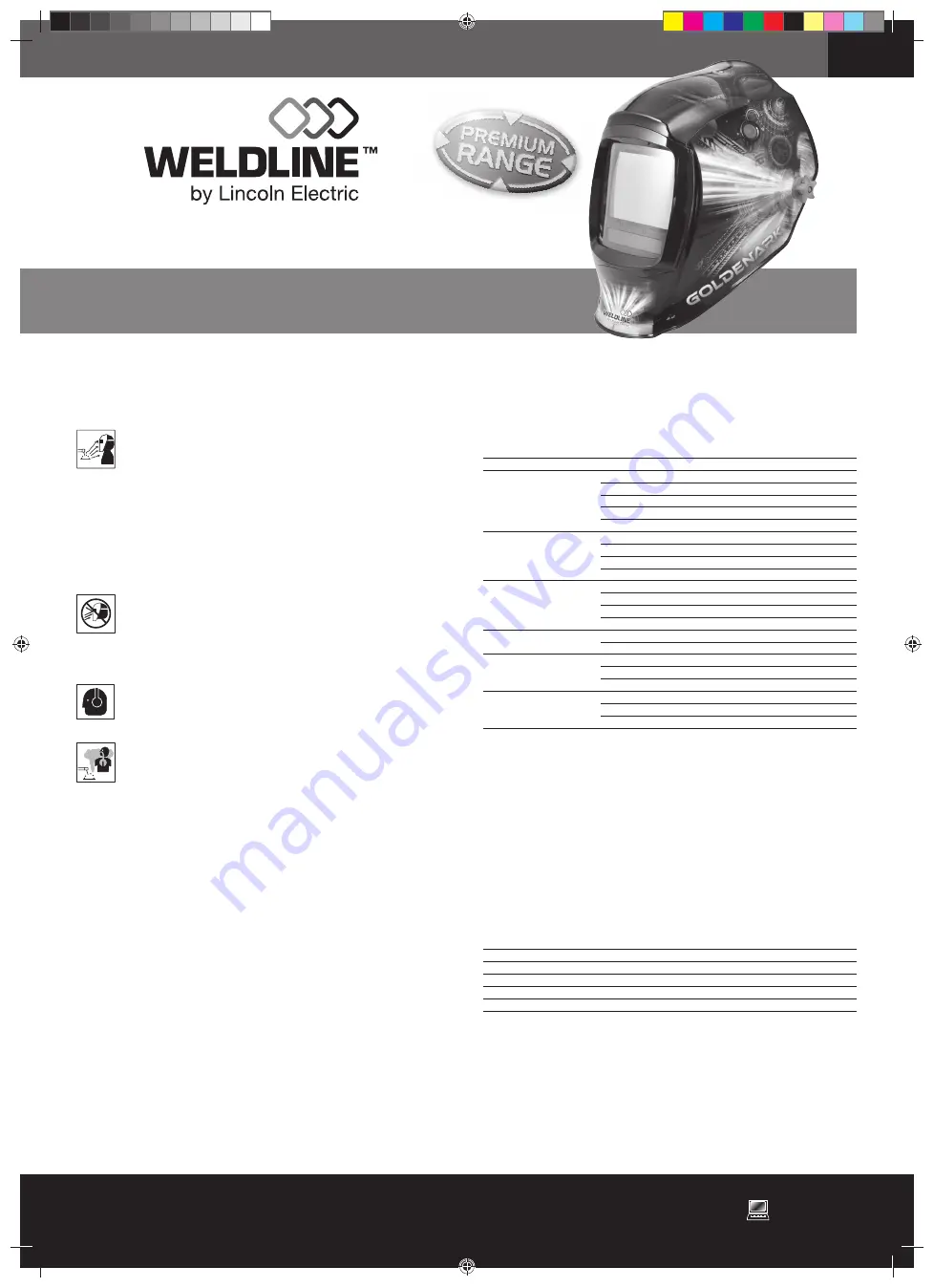 Lincoln Electric Weldline Goldenark LS Instructions For Safety, Use And Maintenance Download Page 4