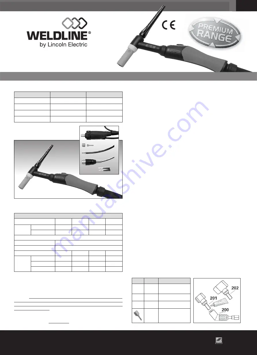 Lincoln Electric WELDLINE PROTIG NG S 10 Instructions For Safety, Use And Maintenance Download Page 13