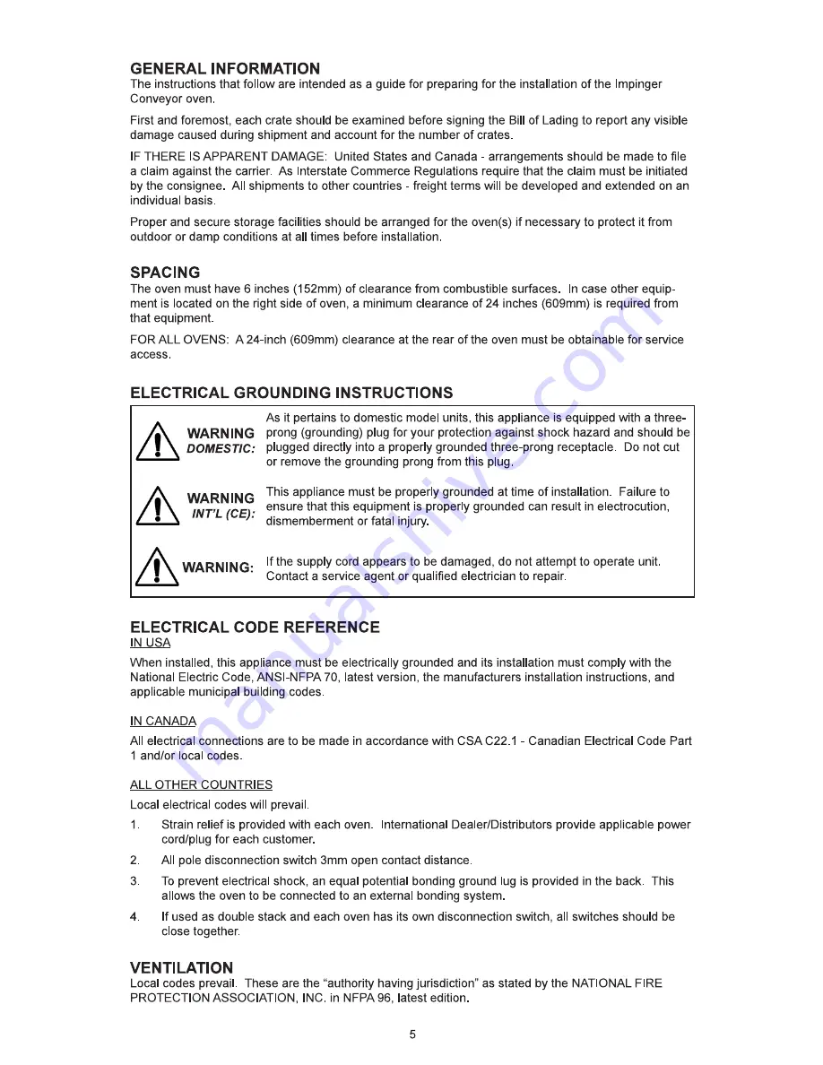 Lincoln 2501-000 Operator'S Manual Download Page 5