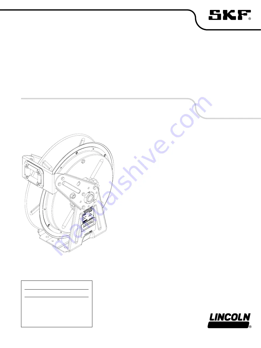 Lincoln 89015 User And Maintenance Instructions Download Page 1