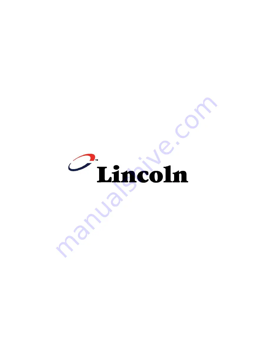 Lincoln IMPINGER 1000 series Installation & Operating Instructions Manual Download Page 20