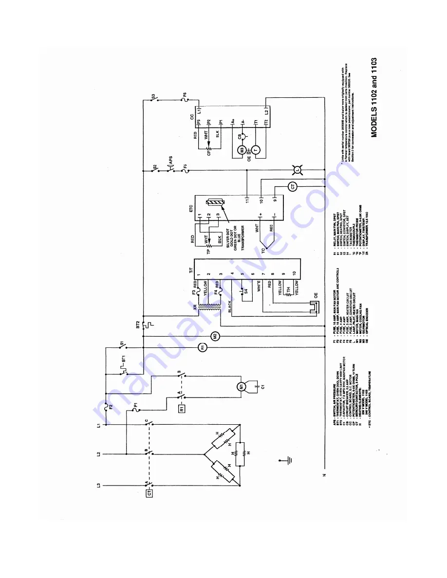 Lincoln Impinger 1002 Service Manual Download Page 12