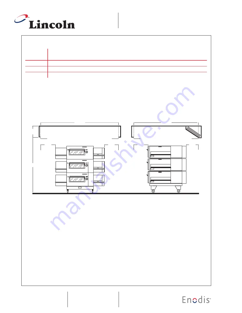 Lincoln Impinger 1600 Series Specification Sheet Download Page 1