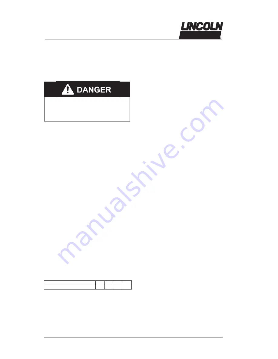 Lincoln Impringer 1400 Series Manual Download Page 24