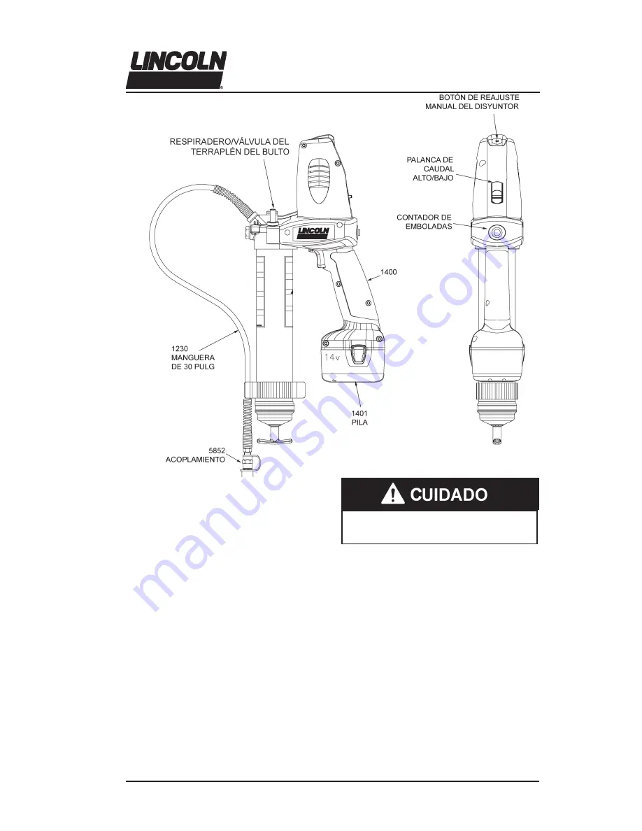 Lincoln Impringer 1400 Series Manual Download Page 43