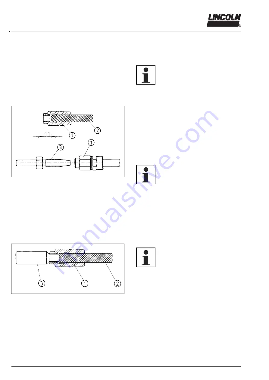 Lincoln Quicklub SSV D Series Operating Instructions Manual Download Page 8