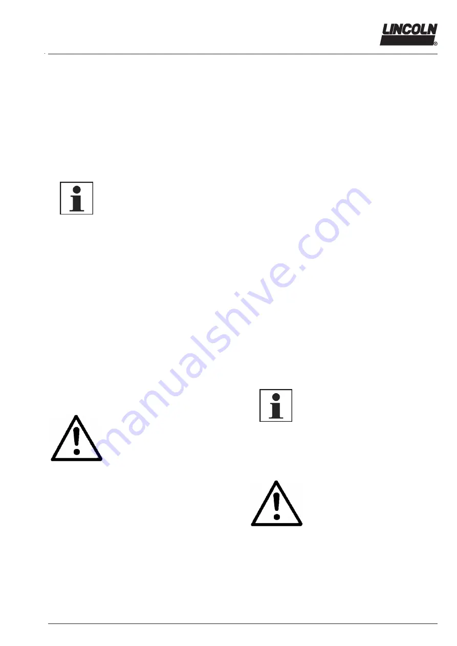 Lincoln Quicklub SSV D Series Operating Instructions Manual Download Page 31