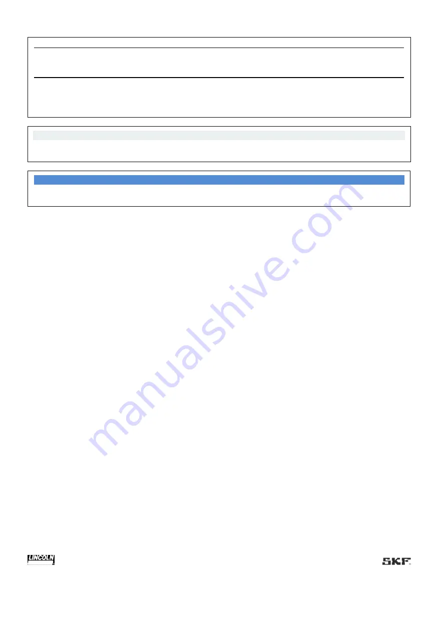 Lincoln SKF SMBM-V EEX Operating Instructions Manual Download Page 40