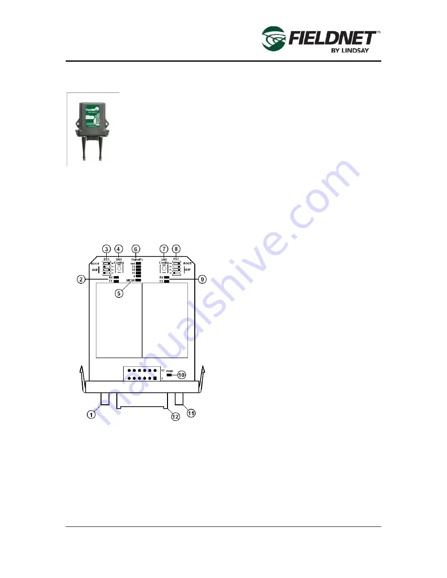 Lindsay FIRLDNET GSM CELLULAR RTU Installation Manual Download Page 54