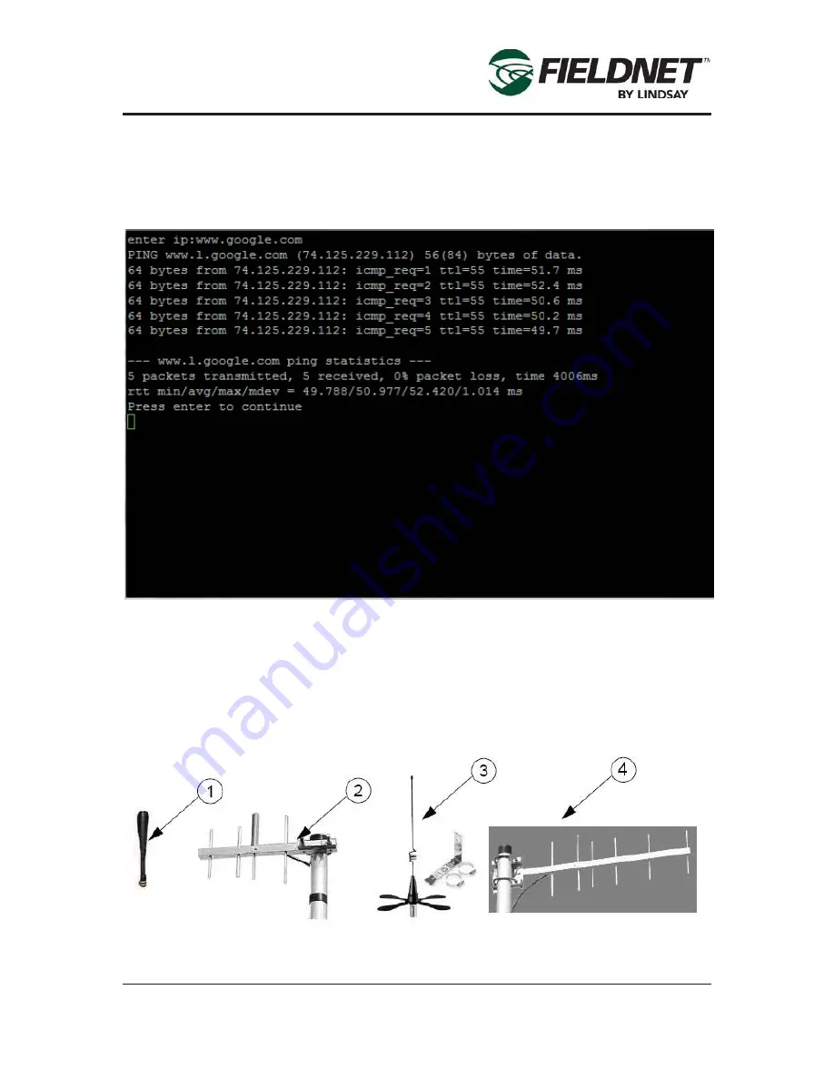 Lindsay FIRLDNET GSM CELLULAR RTU Скачать руководство пользователя страница 72