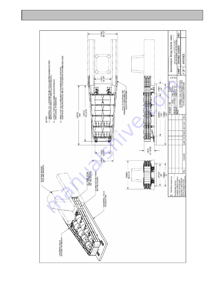 Lindsay Universal TAU-II Installation Manual Download Page 74