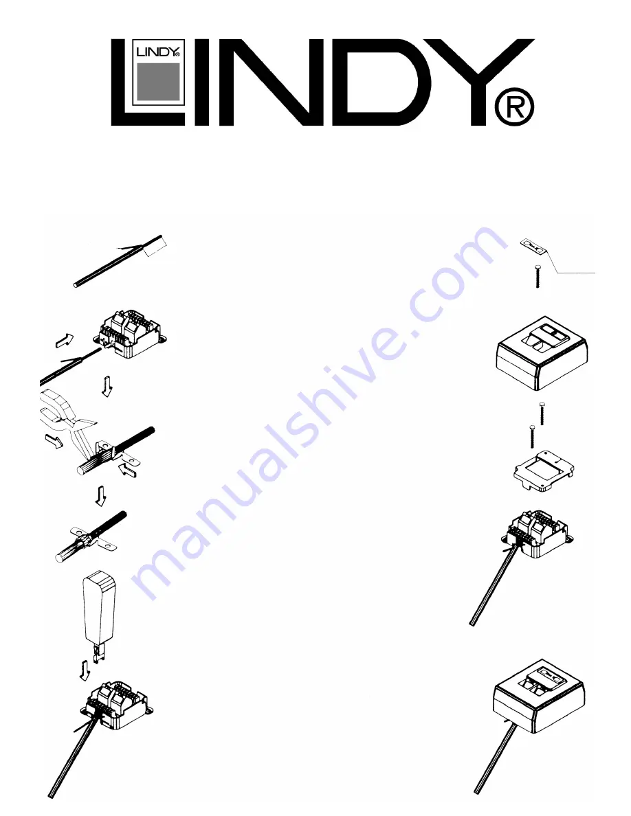 Lindy 2X RJ-45 Скачать руководство пользователя страница 1