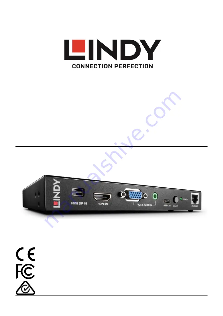 Lindy 38268 User Manual Download Page 1