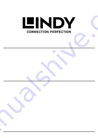 Lindy 38337 User Manual Download Page 1