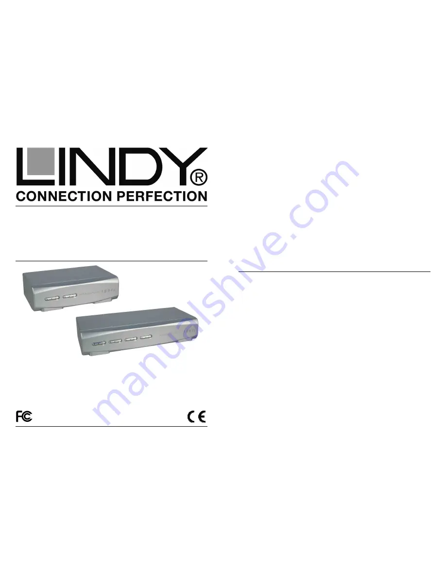 Lindy 39330 User Manual Download Page 1