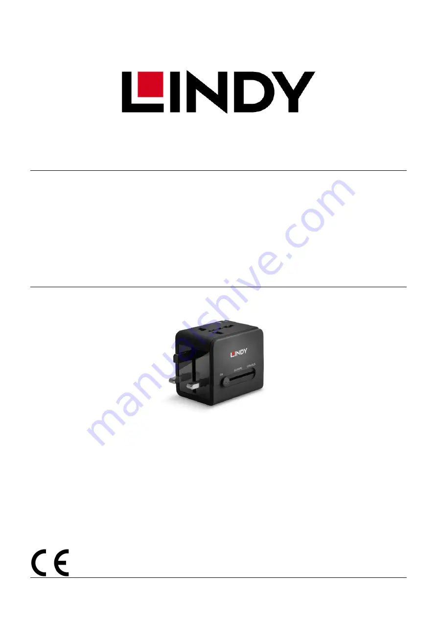 Lindy 73110 User Manual Download Page 1