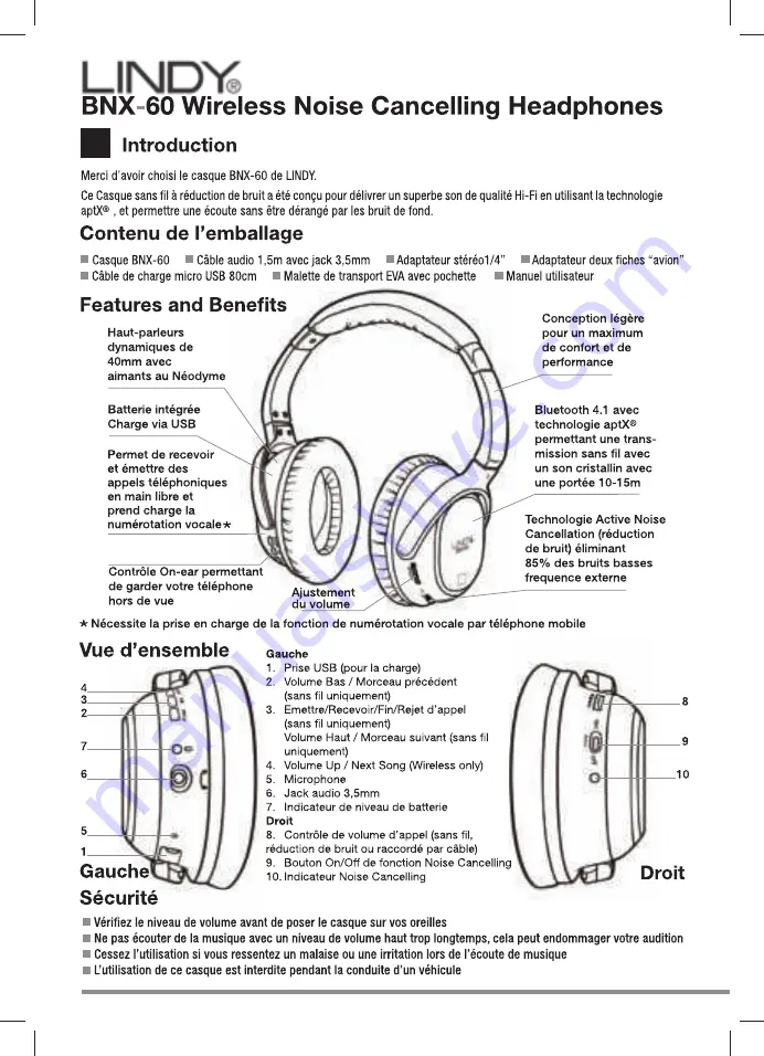 Lindy BNX-60 Скачать руководство пользователя страница 6