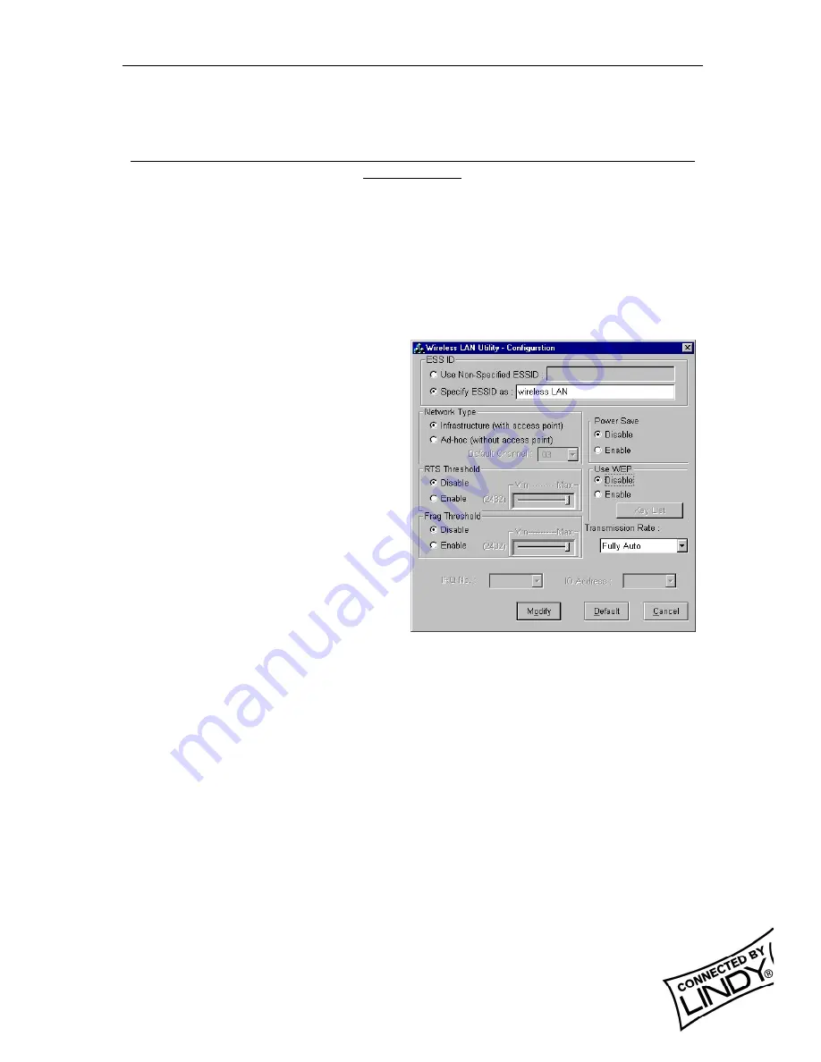 Lindy W-LAN 11 Manual Download Page 18