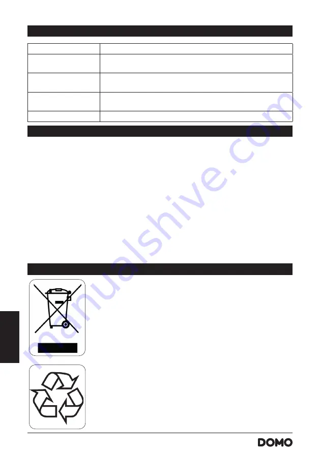 Linea 2000 DOMO DO337IP Instruction Booklet Download Page 54