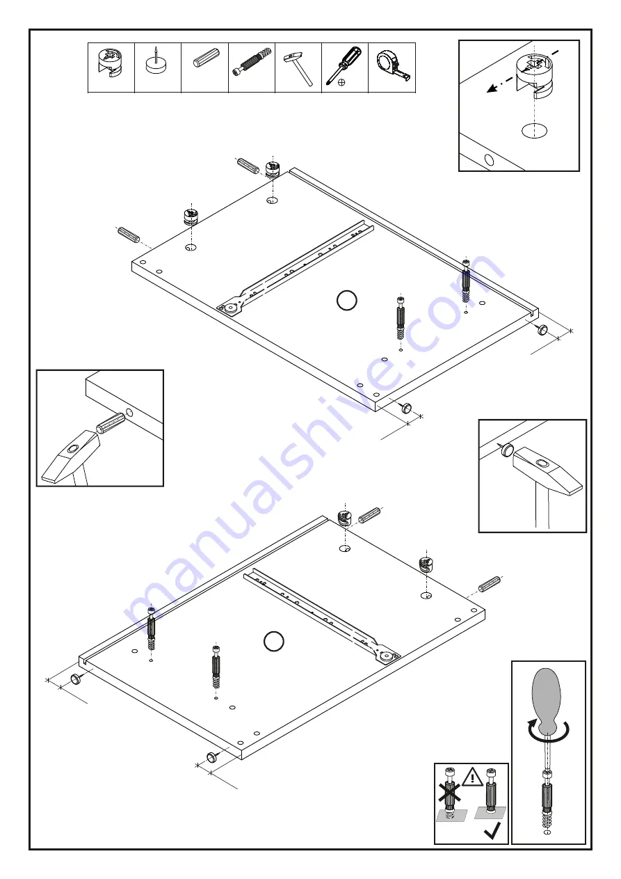 Linea Deco CELIAN CHEVET CARLOS 40 1S Assembling Instructions Download Page 4