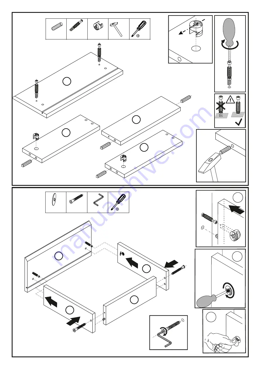 Linea Deco CELIAN CHEVET CARLOS 40 1S Assembling Instructions Download Page 11