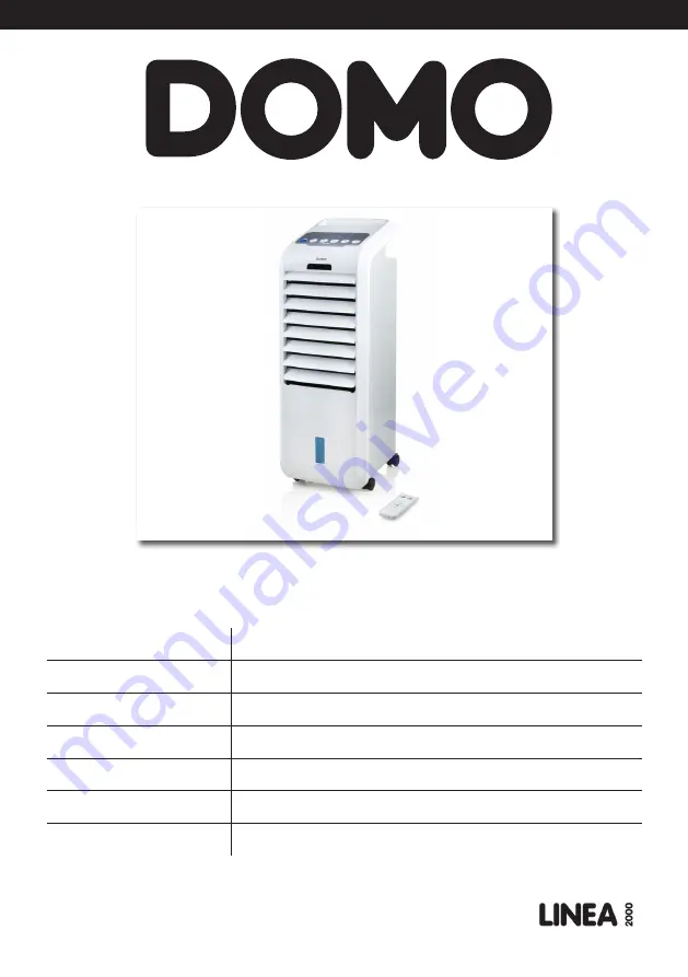 Linea Domo DO153A Instruction Booklet Download Page 1