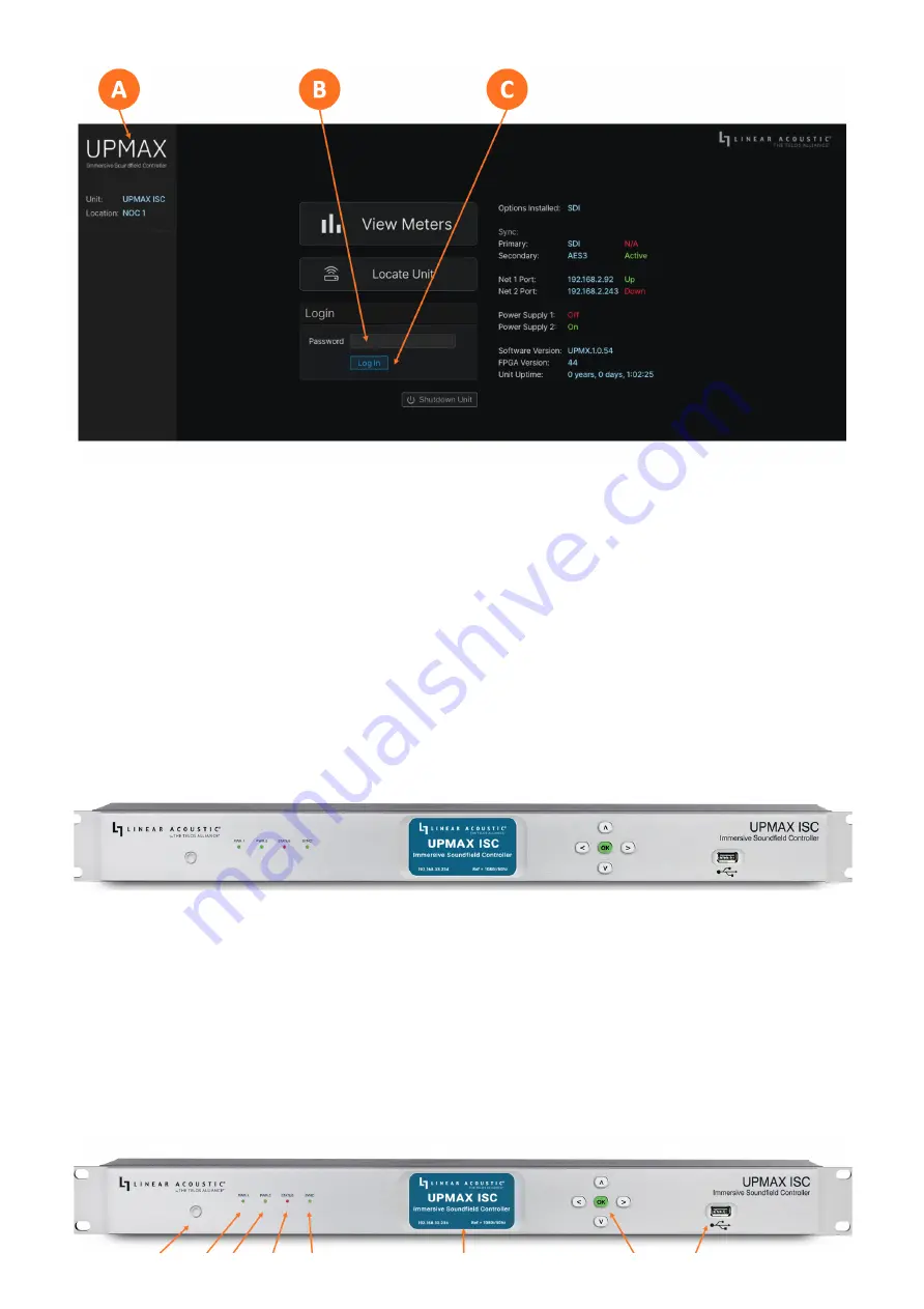 Linear Acoustic UPMAX ISC Manual Download Page 7