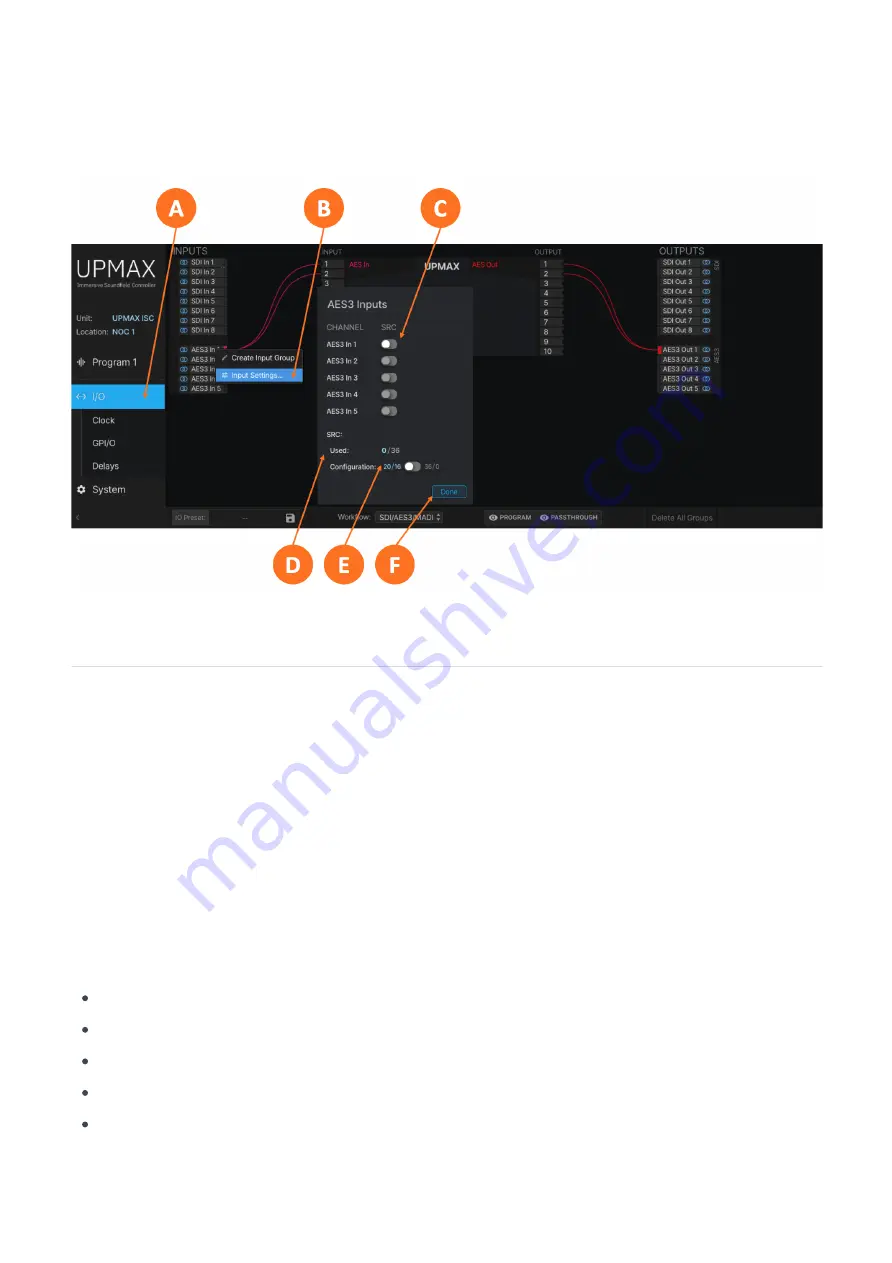 Linear Acoustic UPMAX ISC Manual Download Page 24