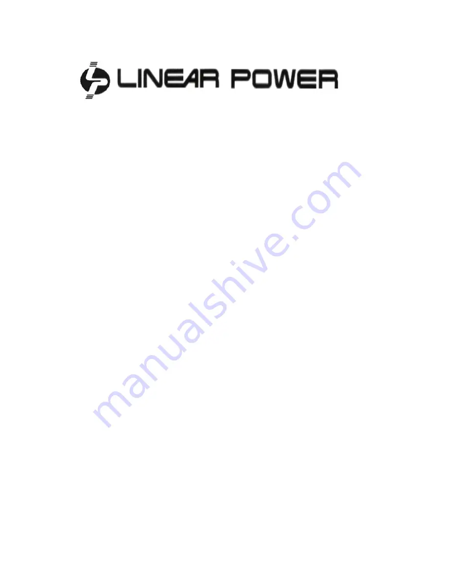 Linear Power 1502IQ Owner'S Manual And Installation Manual Download Page 1