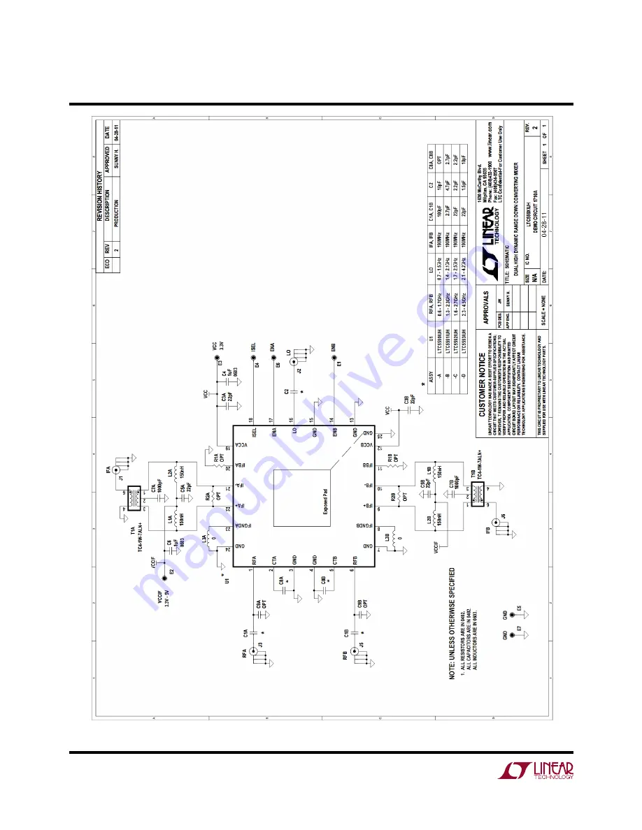 Linear Technology DC 1710A-D Скачать руководство пользователя страница 8