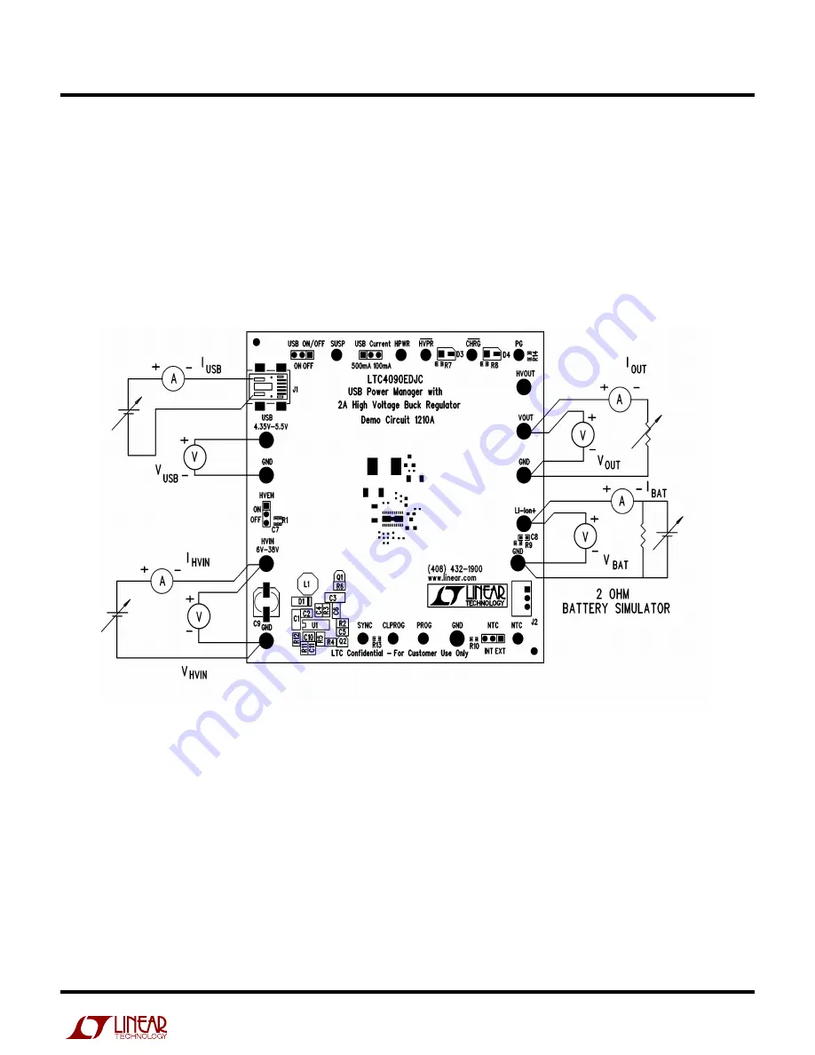 Linear Technology DC1210A Скачать руководство пользователя страница 3