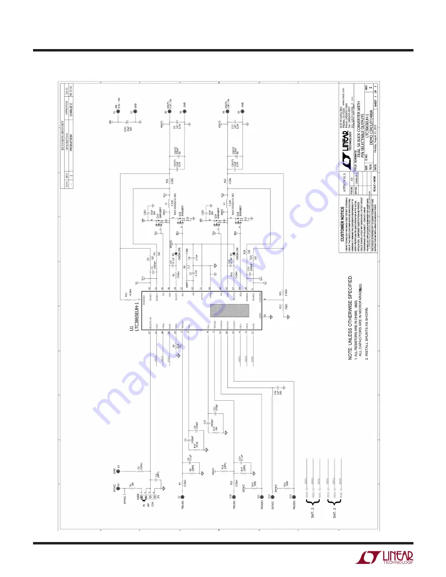 Linear Technology DC1480A Demo Manual Download Page 6