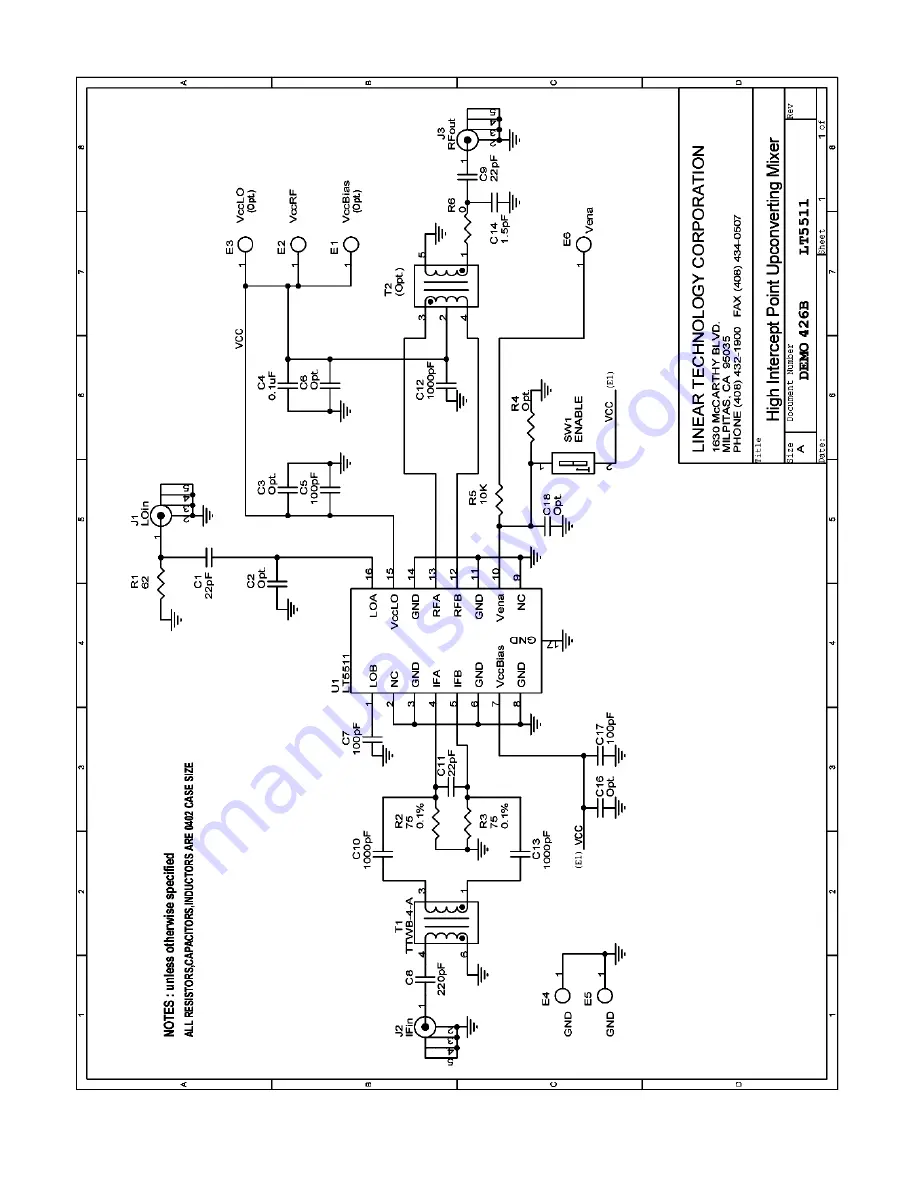 Linear Technology DC426B Скачать руководство пользователя страница 4