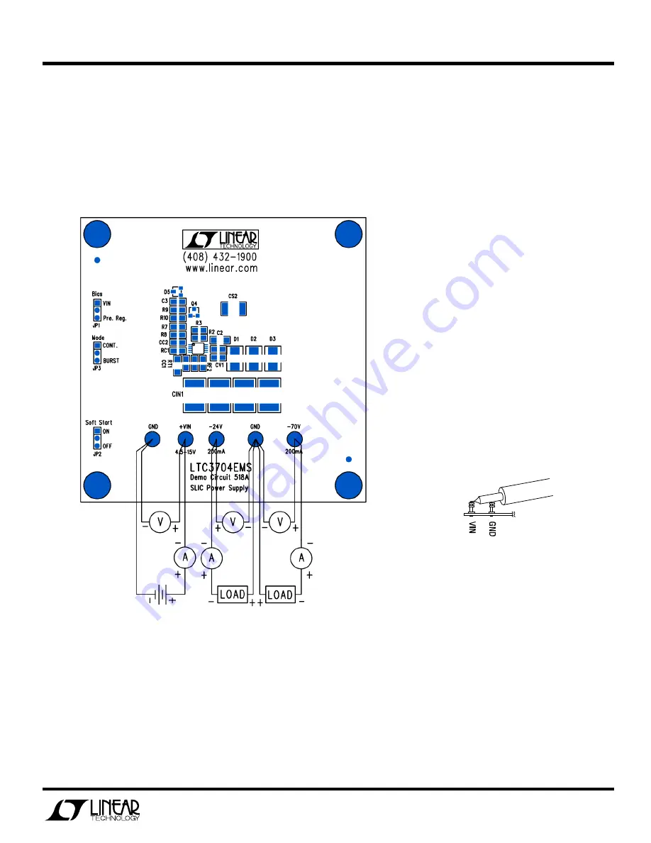 Linear Technology DEMONSTRATION CIRCUIT 518 Скачать руководство пользователя страница 2