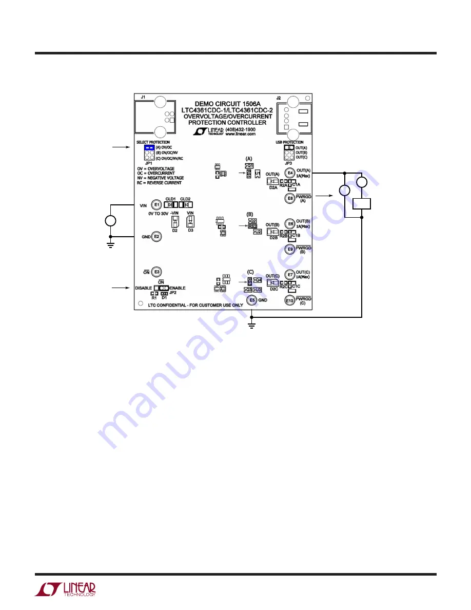 Linear Technology LTC4361 Скачать руководство пользователя страница 3