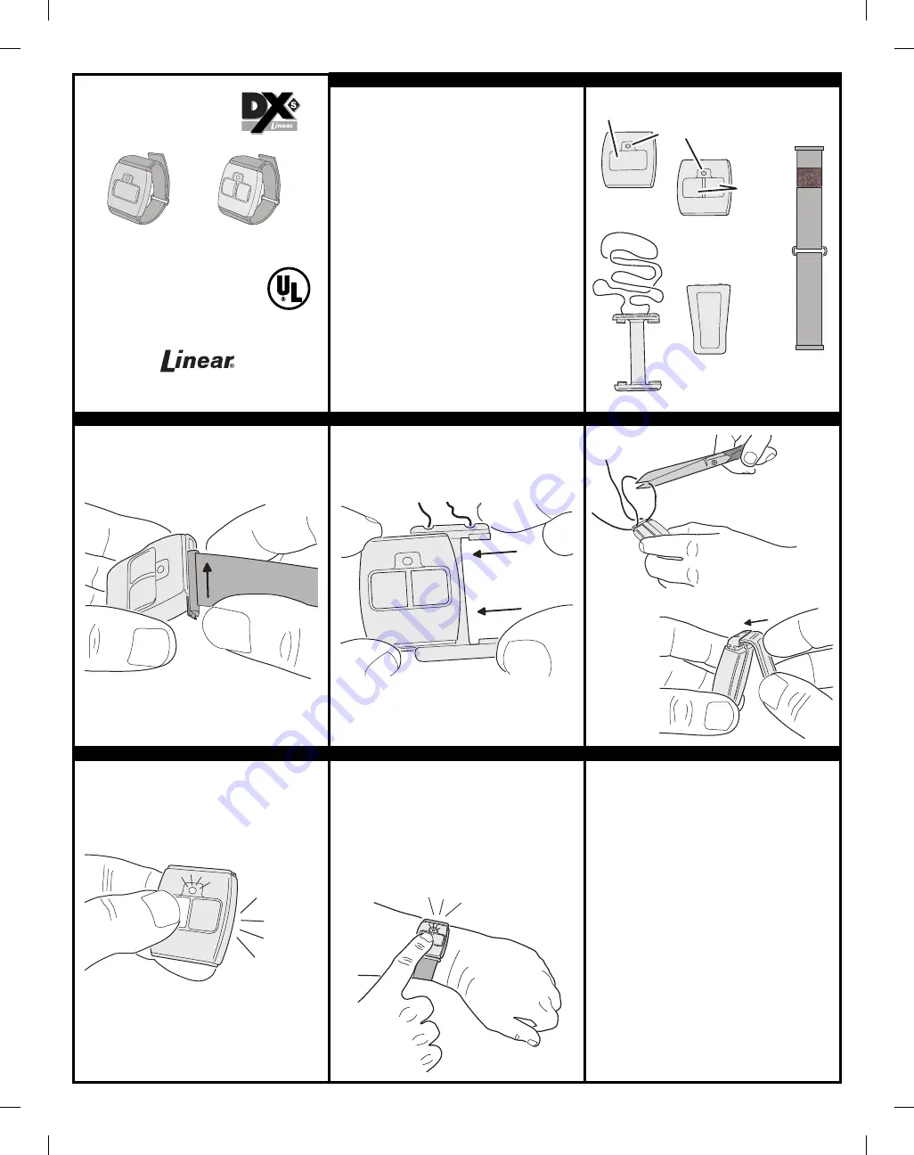 Linear DX DXS-62 Operation Instructions Download Page 1