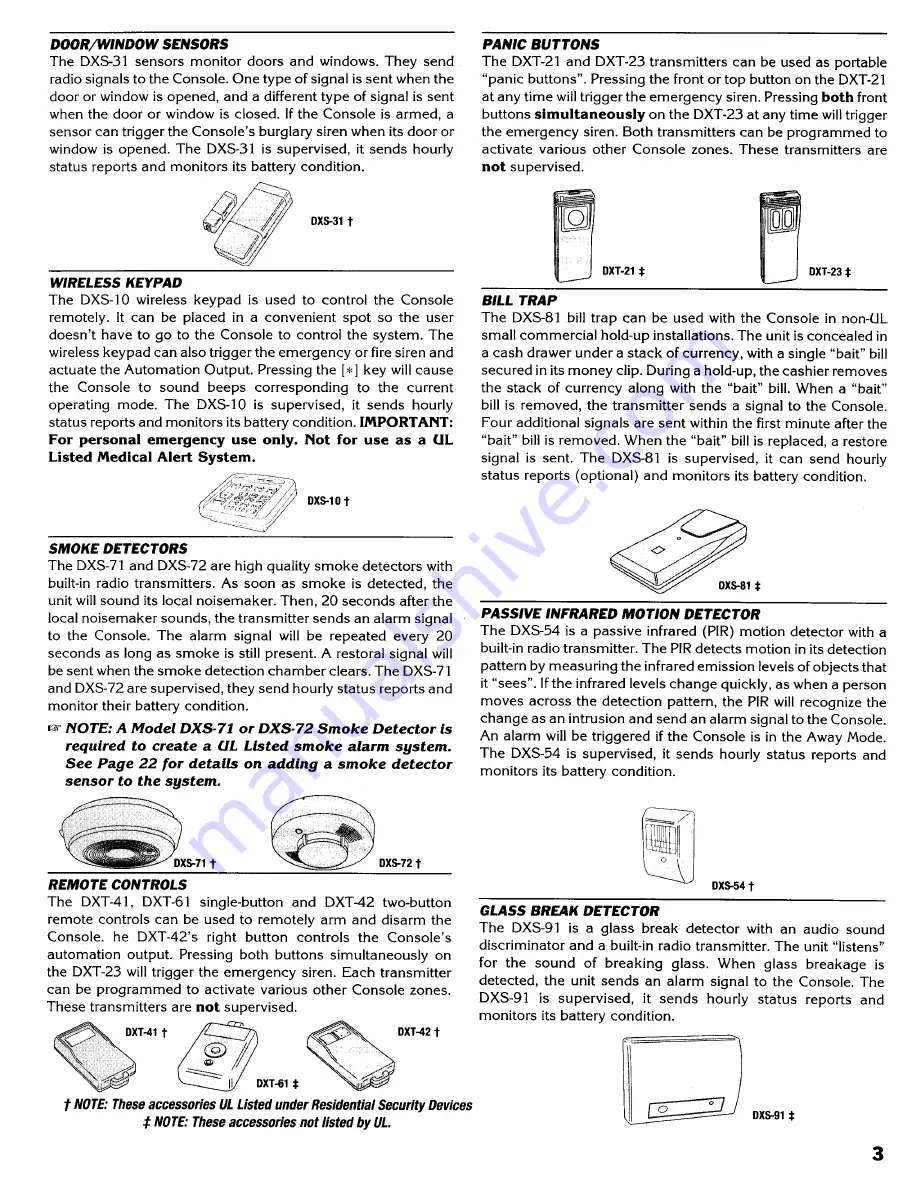 Linear Security DVS-2400 Скачать руководство пользователя страница 5