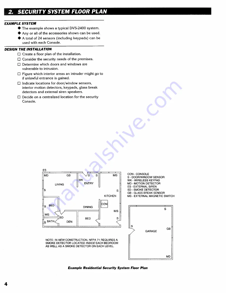 Linear Security DVS-2400 Скачать руководство пользователя страница 6