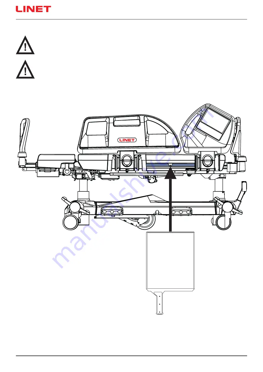 LINET Multicare X Instructions For Use And Technical Description Download Page 130